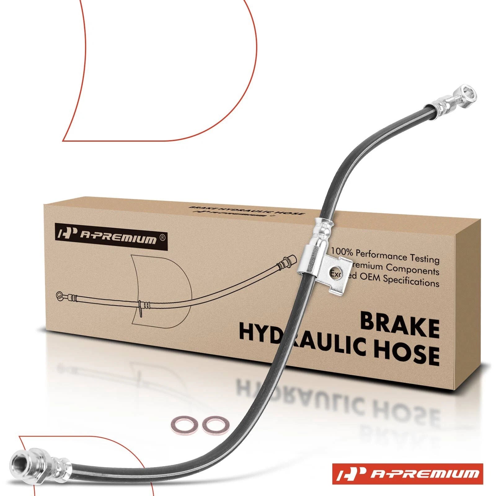 Front Left Brake Hydraulic Hose for Kia Borrego (2009–2010)