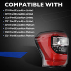 Left Driver LED Tail Light for Ford Expedition (2018-2021)