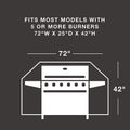 Grill BBQ Cover for Weber (72")