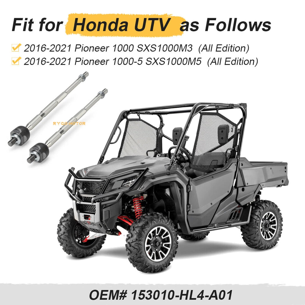 Left & Right Tie Rods for Honda Pioneer 1000 SXS1000M3 SXS10M3 (2016–2021)