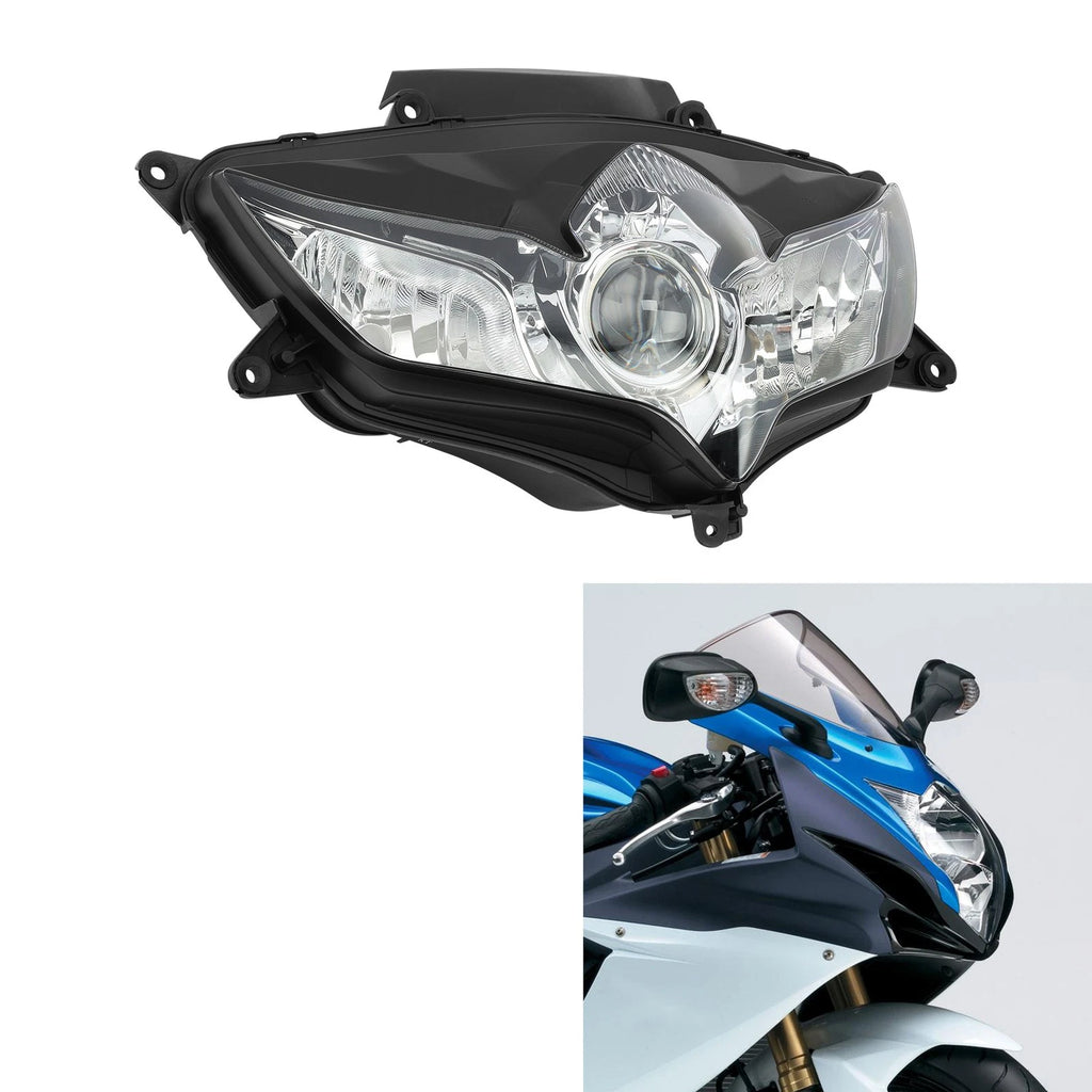 Front Headlight Lamp Assembly for Suzuki GSXR600 GSXR750 (2008–2010)