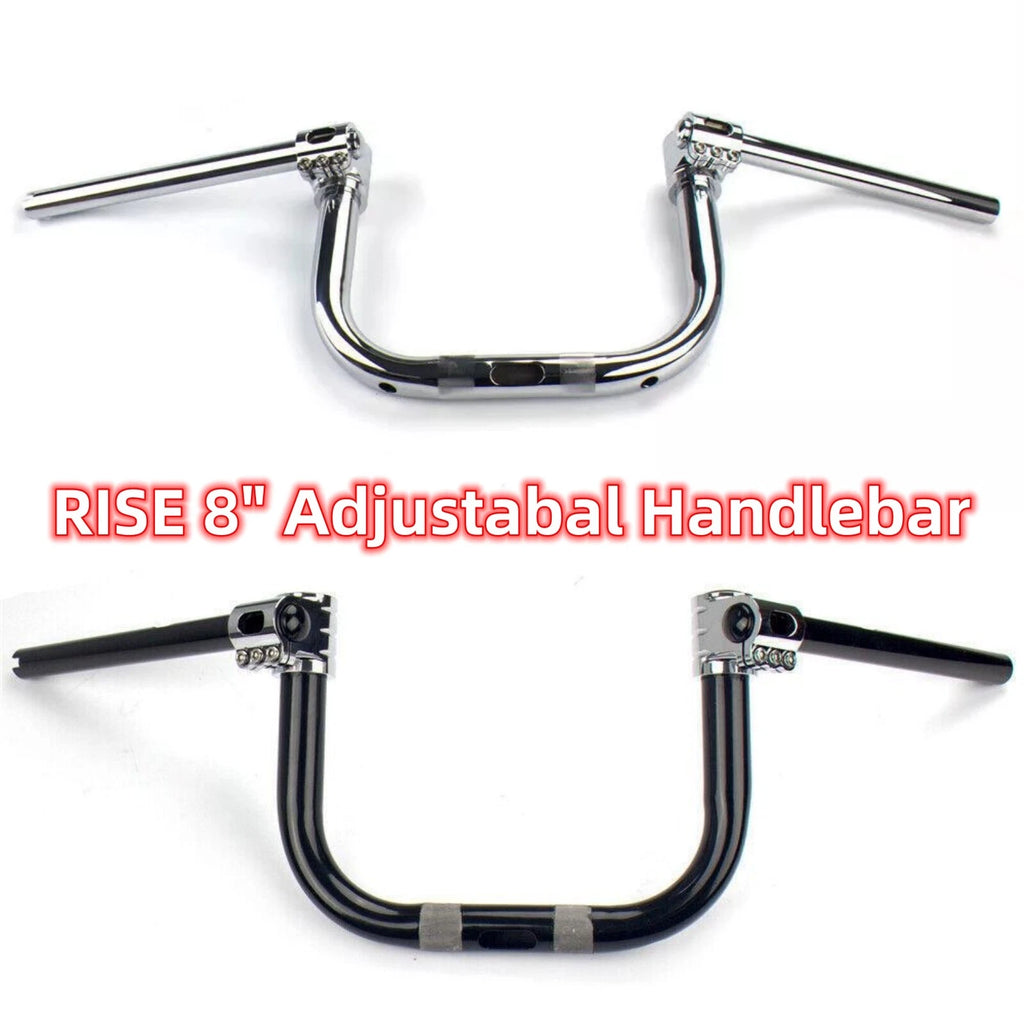 8" Rise Adjustable Handlebar for Harley Road King FLFB FLSL FXBR (2018–2023)