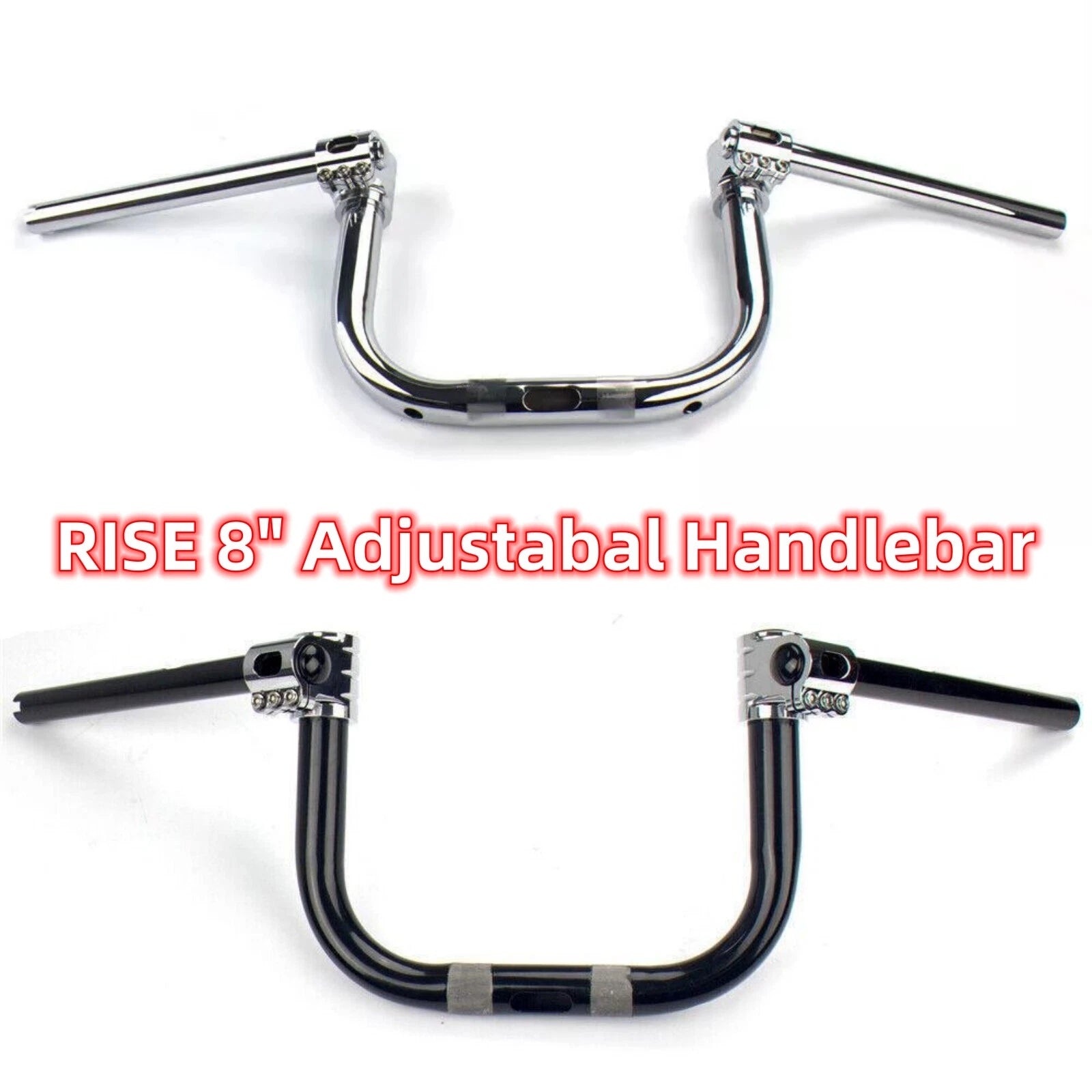 8" Rise Adjustable Handlebar for Harley Road King FLFB FLSL FXBR (2018–2023)