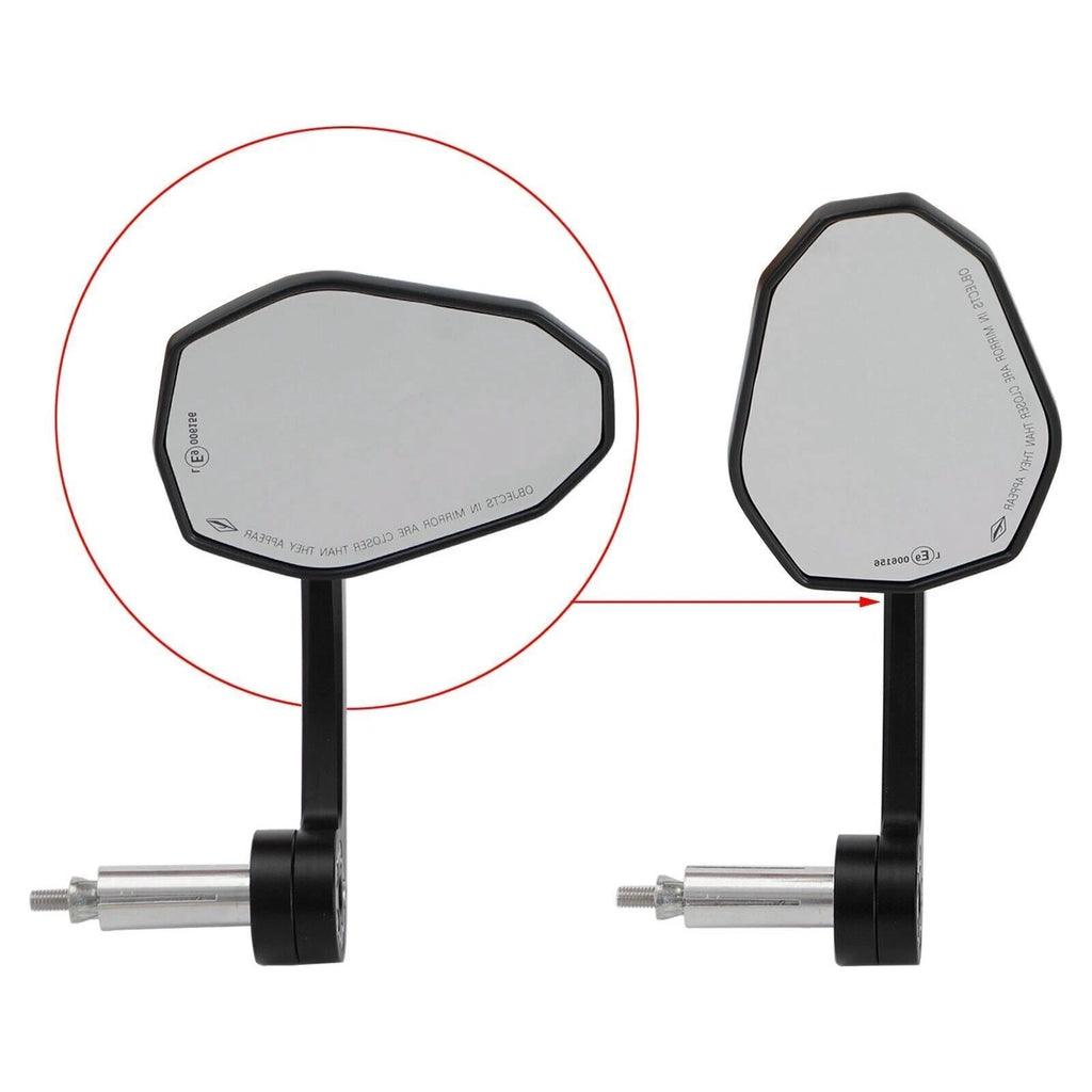 7/8" CNC Aluminum Handle Bar End Mirror for Motorcycle (22mm)