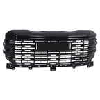 Glossy Black Front Upper Center Mesh Grille for GMC Sierra 1500 Denali (2022-2024)