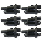 Set of 6 Ignition Coils for Chevy Express Van, Tahoe, GMC 2500