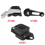 3X Engine Motor & Trans Mount for Nissan Versa Note (2014–2017) A7368 A7369