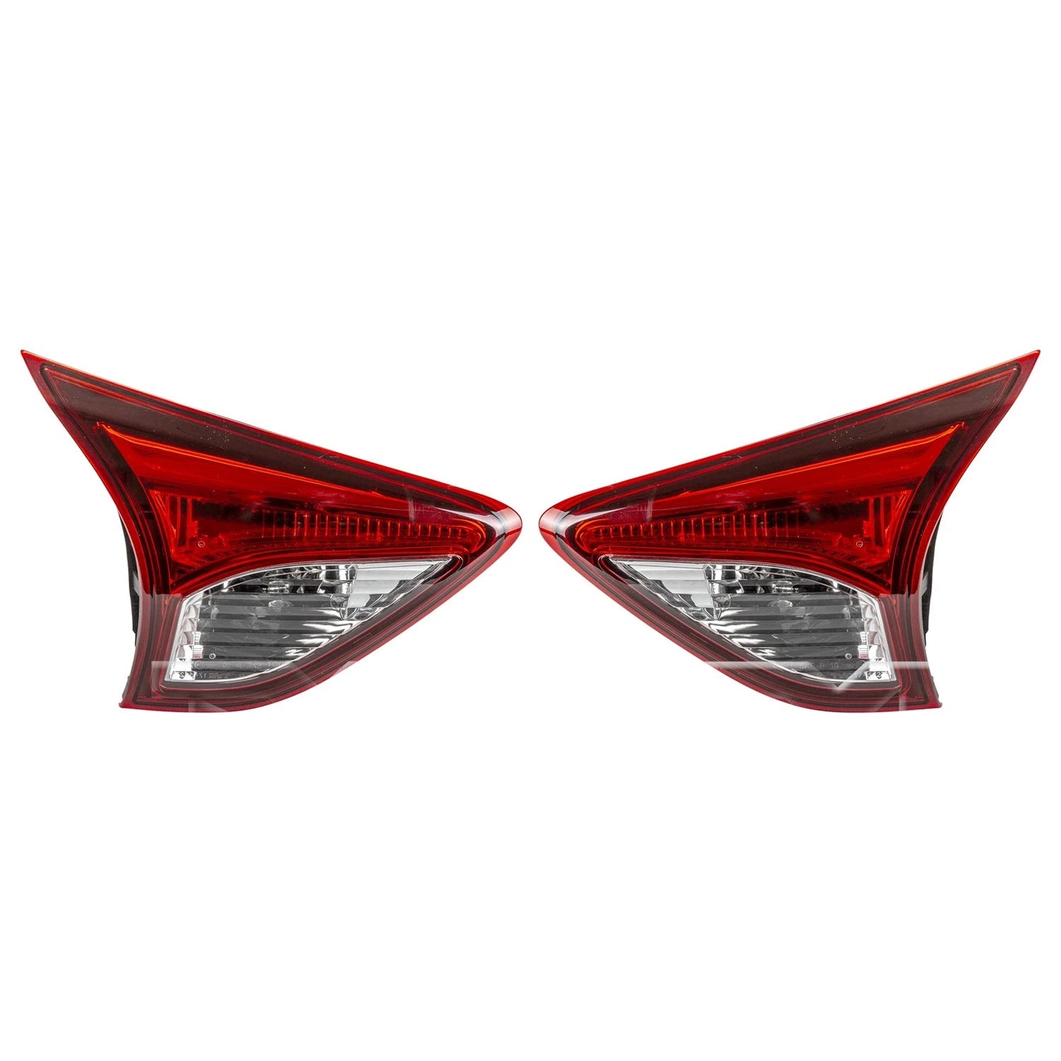 Set of 2 TYC Inner Tail Light Lamp Assembly for Mazda CX-5 (2013–2016)
