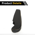 1 Pc Gear Shift Knob Cover for Honda Civic (2006–2011) Black Beige Faux Leather