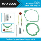 6Pcs Ceramic Glow Plug Kit for Chinese Diesel Heater 5KW 12V