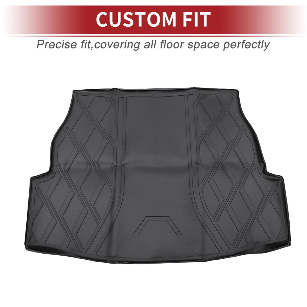 Cargo Liner Rear Trunk Mat for Toyota RAV4 (2019–2024) TPE Diamond Pattern