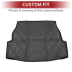Cargo Liner Rear Trunk Mat for Toyota RAV4 (2019–2024) TPE Diamond Pattern
