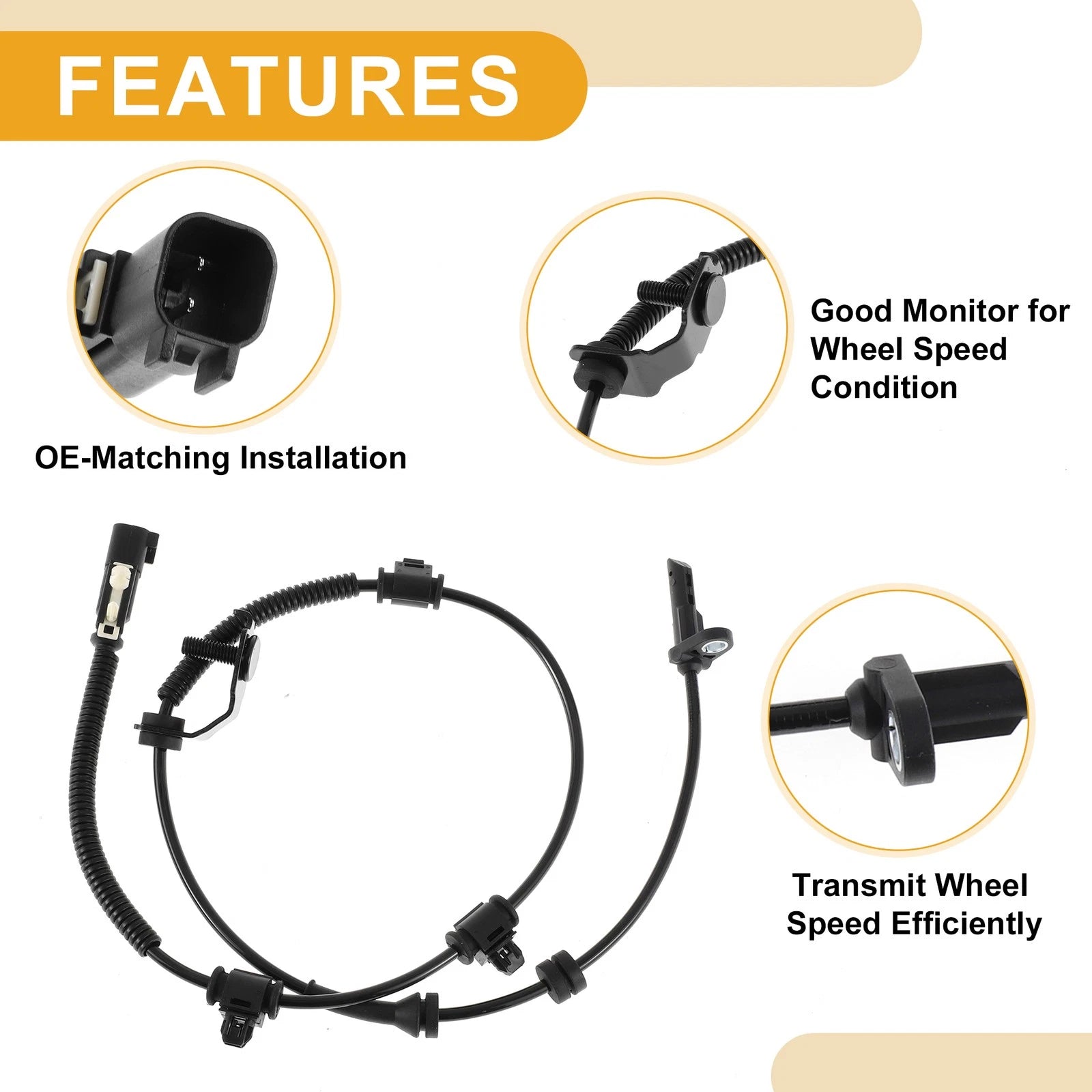 ABS Wheel Speed Sensor No. 20819481 for Chevrolet Colorado (2015–2020)