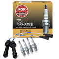 Set of 4 NGK G-Power Platinum Spark Plugs for Mazda Protege (1999–2003)