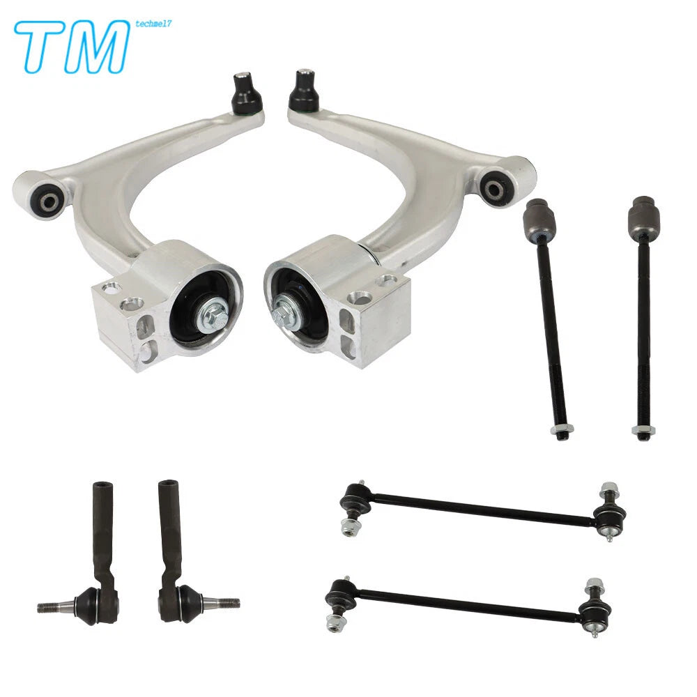 8X Control Arm Sway Bar Tie Rod Kit for Chevrolet Malibu (2004–2012) Pontiac G6 (2005–2010)