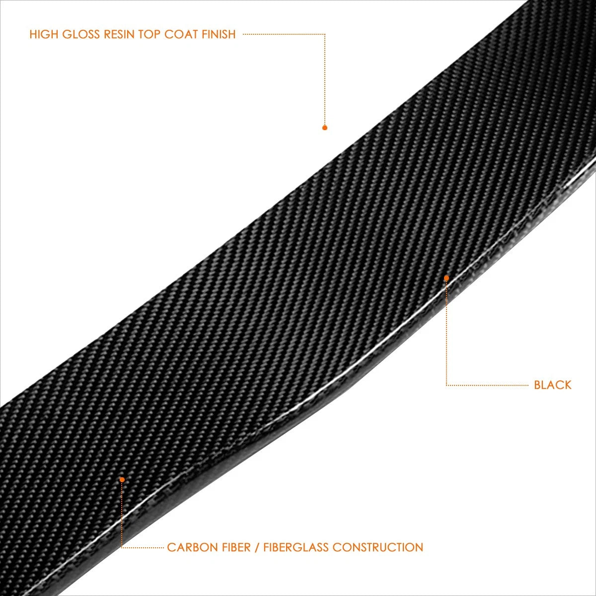 Carbon Fiber PSM-Style Rear Trunk Lid Spoiler for BMW 4-Series (2014–2020)