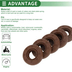 Oil Seal FKM Rubber 14x30x7mm for Various Models (5 Pcs)