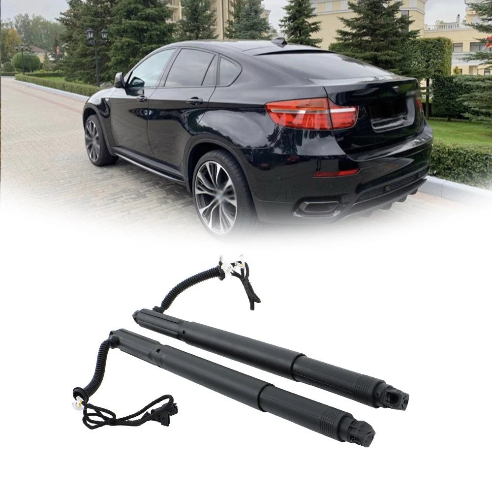 2X Tailgate Support Bars for BMW X6 (2007–2014) Steel Black