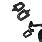 Matte Black Footpegs Footrests for Harley Touring Electra Glide