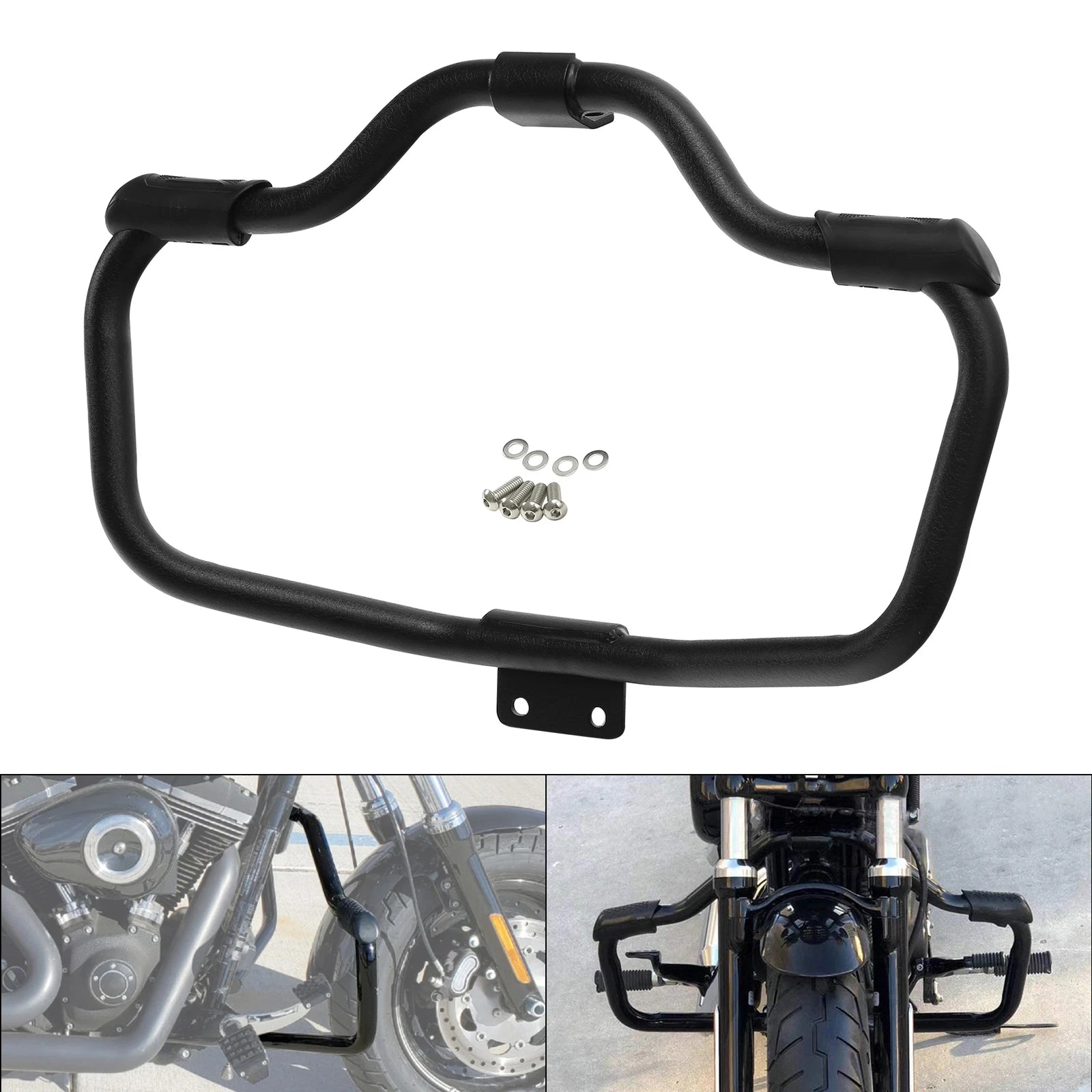 Mustache Engine Guard Crash Bar for Harley Sportster 883 1200 (2004–2022)