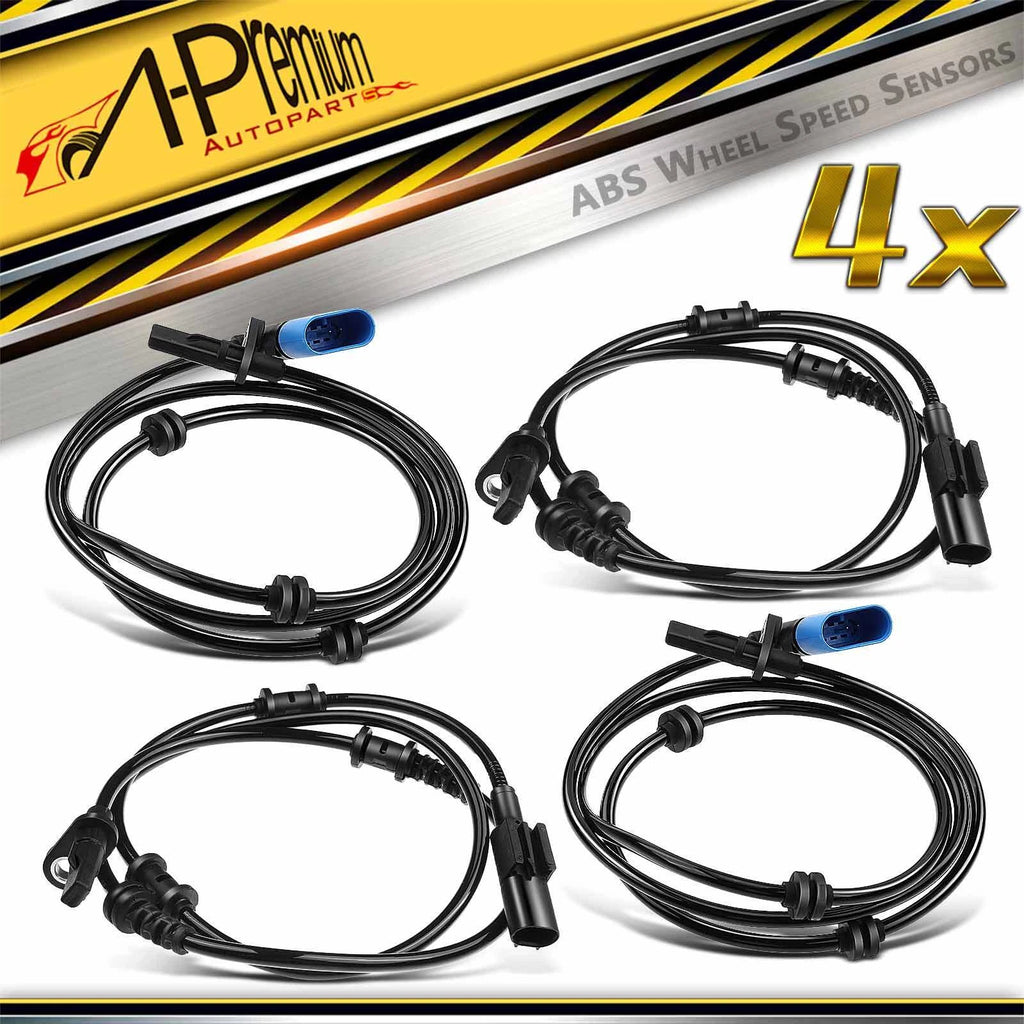 Set of 4 ABS Wheel Speed Sensors for Mercedes-Benz CLA250 (2014–2019)