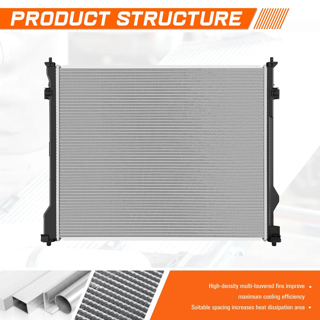 Full Aluminum Core Radiator for Toyota Grand Highlander (2020–2026) DPI-13842