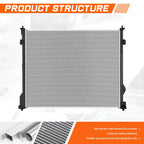 Full Aluminum Core Radiator for Toyota Grand Highlander (2020–2026) DPI-13842