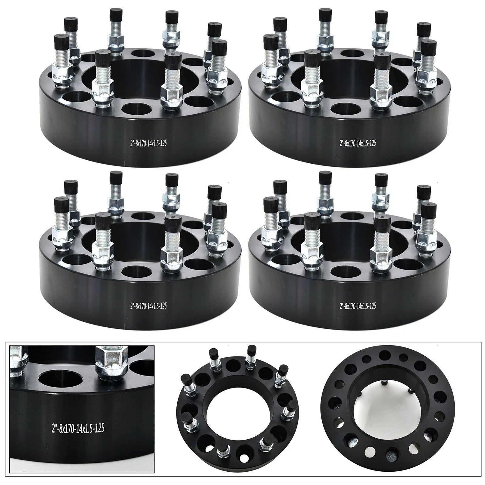 2" 8x170 Wheel Spacers for Ford F-250 F-350 Super Duty Excursion (1999-2016)