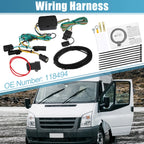 Set of 4 118494 4-Pin Trailer Wiring Harness for Ford Transit-150 250 (2015–2022)