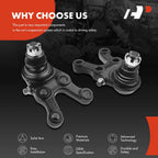 2X Front Lower Side Ball Joint for Mitsubishi Montero (1992-2006)