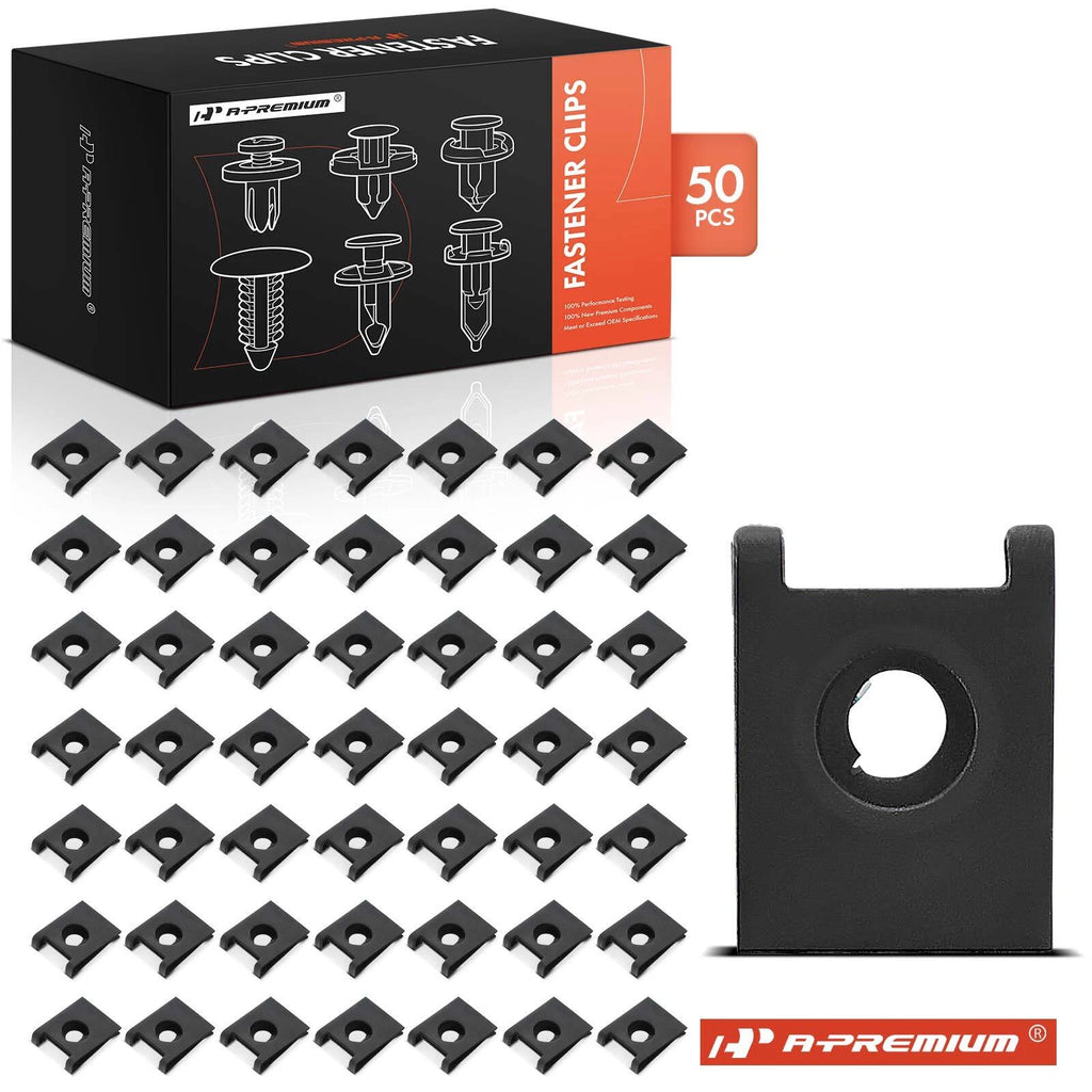 50x Metal Spring U-Nut Retainer Clips for Chevy Astro (1990–2005)