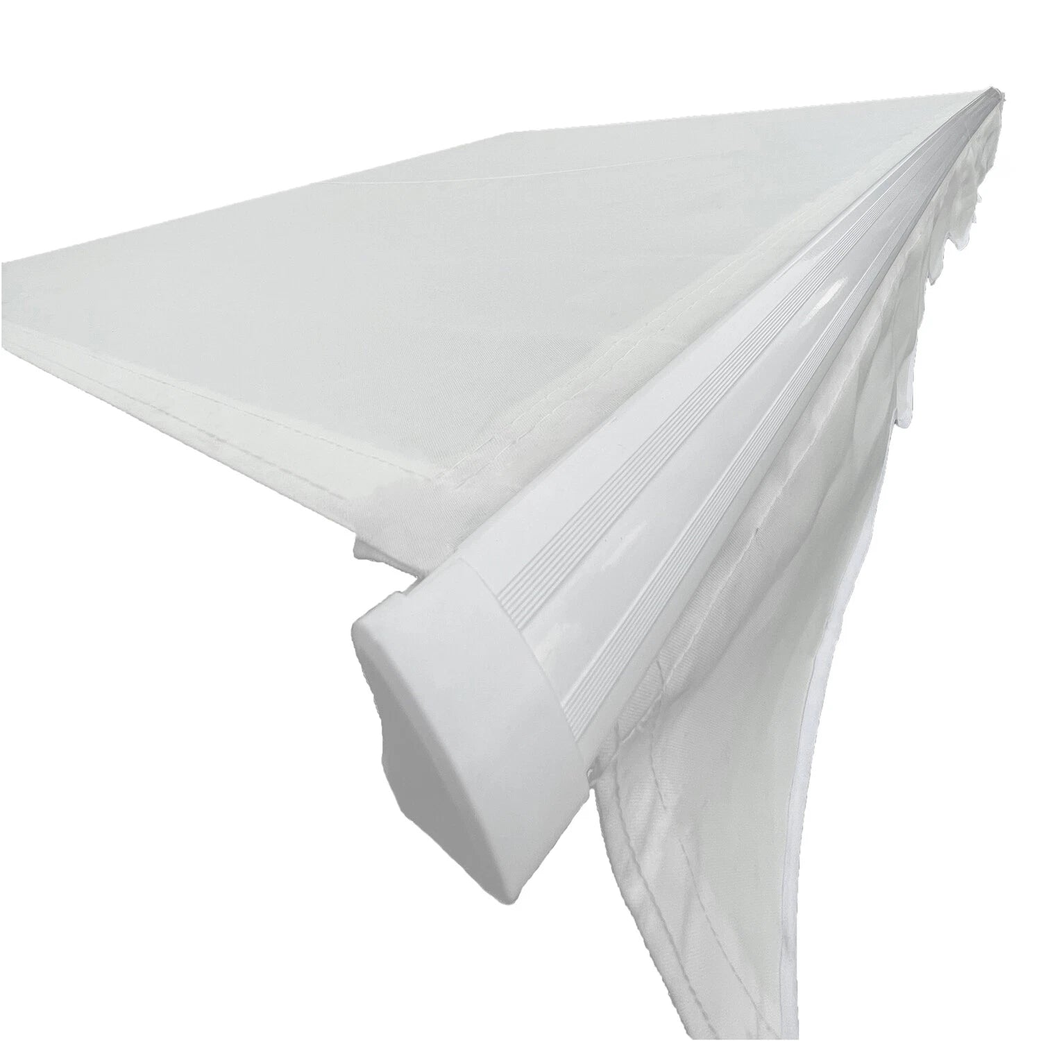 Retractable Awning for Patio 8' x 6.5' Aluminum Sun Shade with Crank Handle