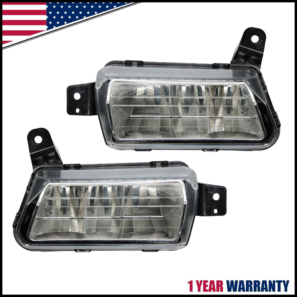 Pair LED Fog Light Lamps for Chevrolet Silverado 1500 (2022–2024)