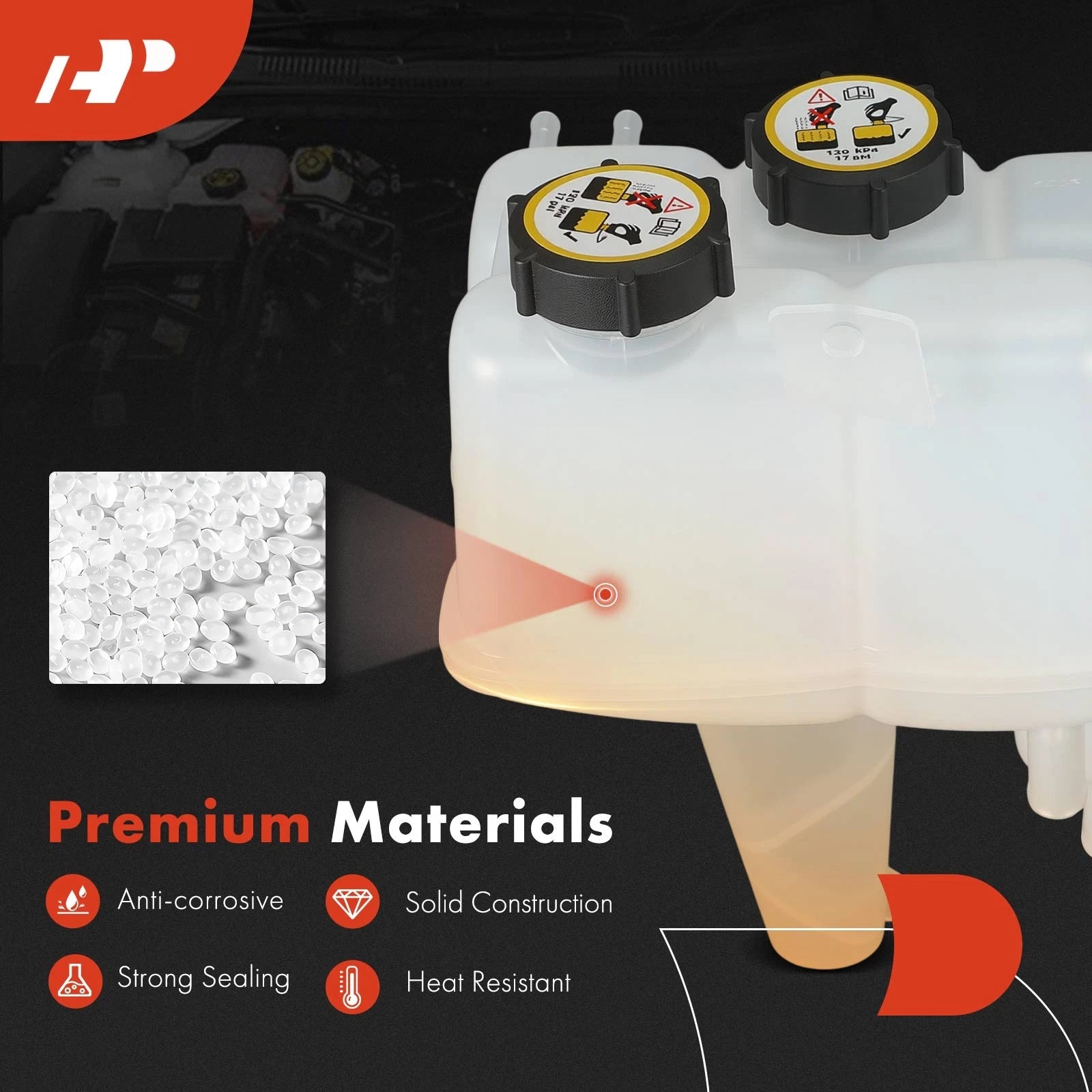 Coolant Reservoir with Cap for Ford Escape (2005-2012)