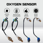 Set of 4 Oxygen Sensors for GMC Sierra 1500 Yukon (2006) 5.3L V8
