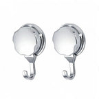 2X Vacuum Suction Cup Hooks for Bathroom Kitchen Towel Shower Holder