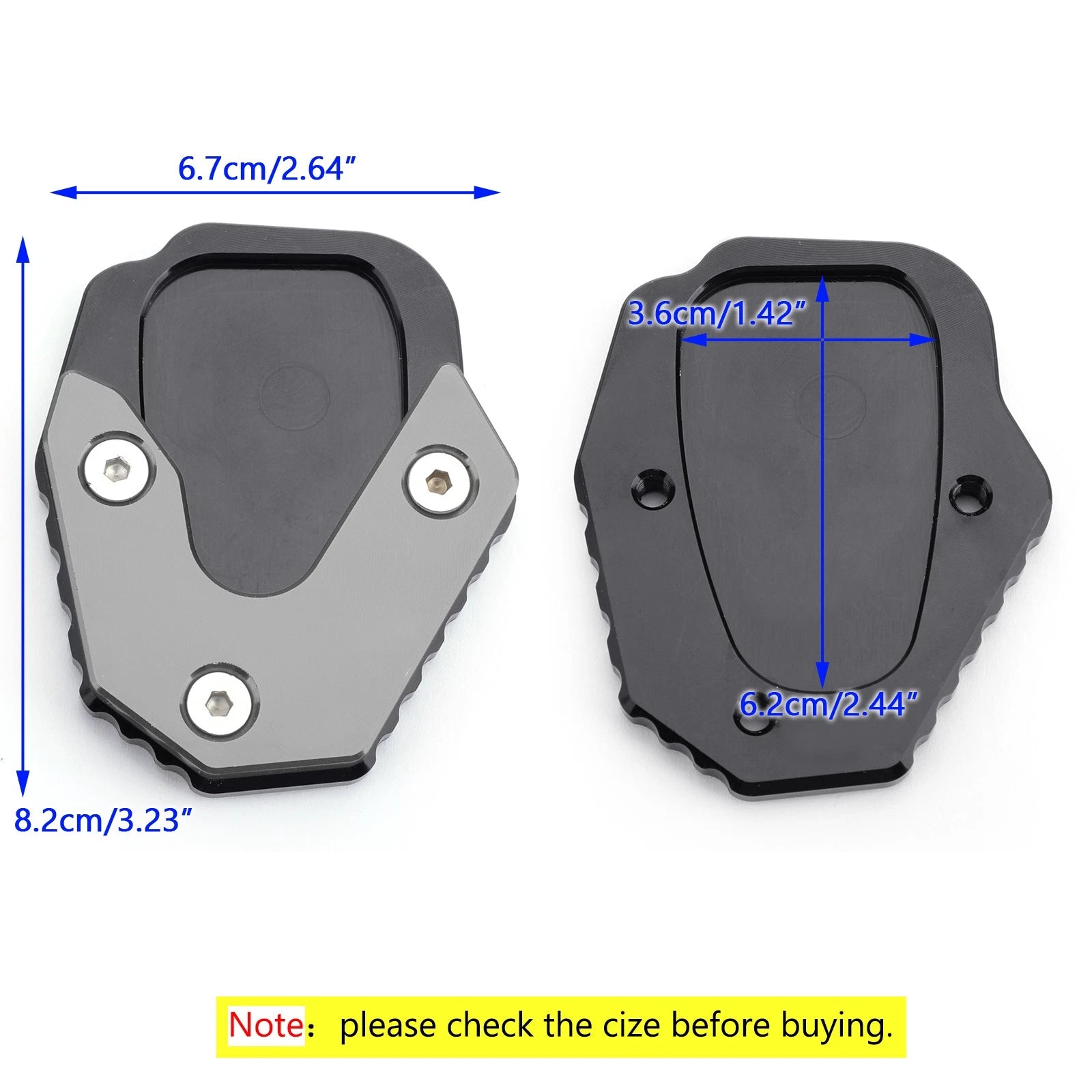 Side Stand Extension Kickstand Enlarger Plate for Honda CRF250L (2013–2016)