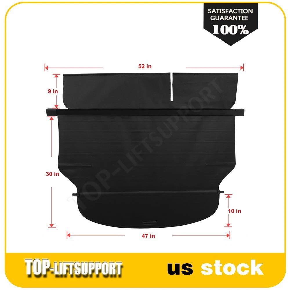 Retractable Rear Cargo Security Trunk Cover for Jeep Cherokee (2014–2018)
