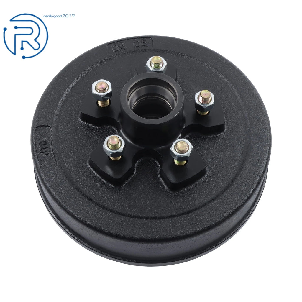10" x 2-1/4" Brake Drum Kit for Trailer (3500 lbs, 5 Lug, 5 on 4.5") - 22001K