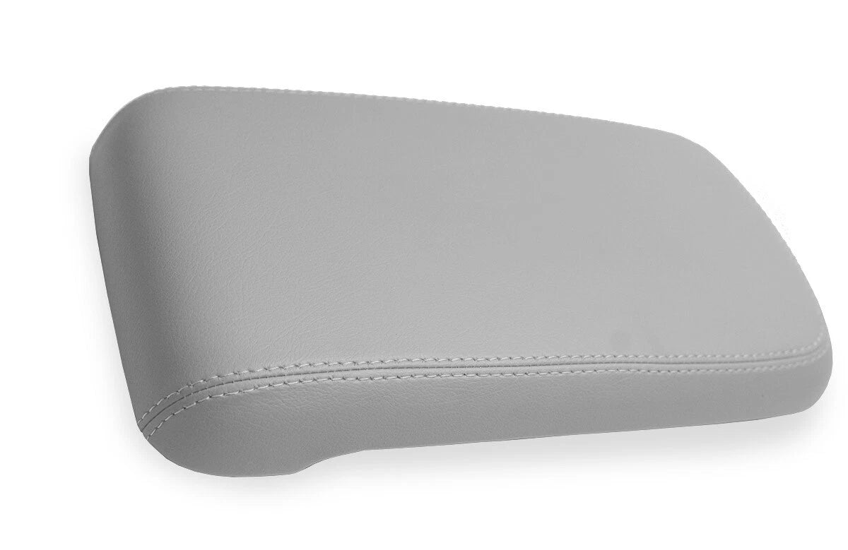 Console Lid Pull Over Cover Leather for Chevrolet Colorado (2015–2022) Light Gray