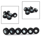 6 x Black Gas Tank Mounts for Harley Softail FXWG