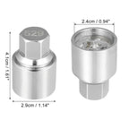 Wheel Lock Lug Nut Anti Theft Screw Removal Key for Volkswagen Phaeton (2004–2006)