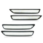 Set of 4 LED Side Marker Lights for Ford Mustang (2010-2014) Smoke