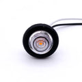Mini Amber LED Marker Clearance Light with Grommet for Universal Vehicles (--)