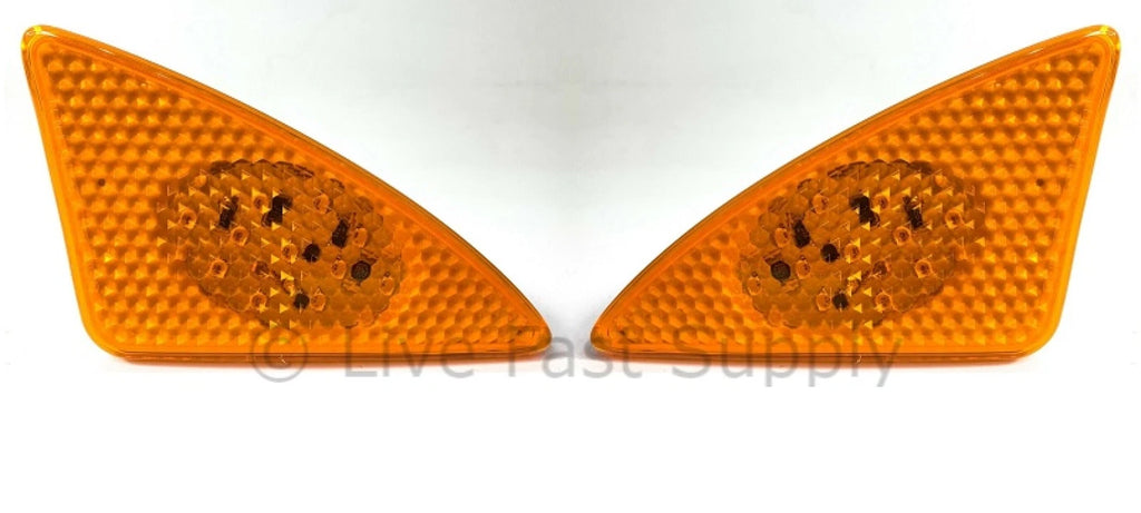 Amber LED Fender Turn Signal Lights Left Right for Kenworth T370 T660 (2008–)