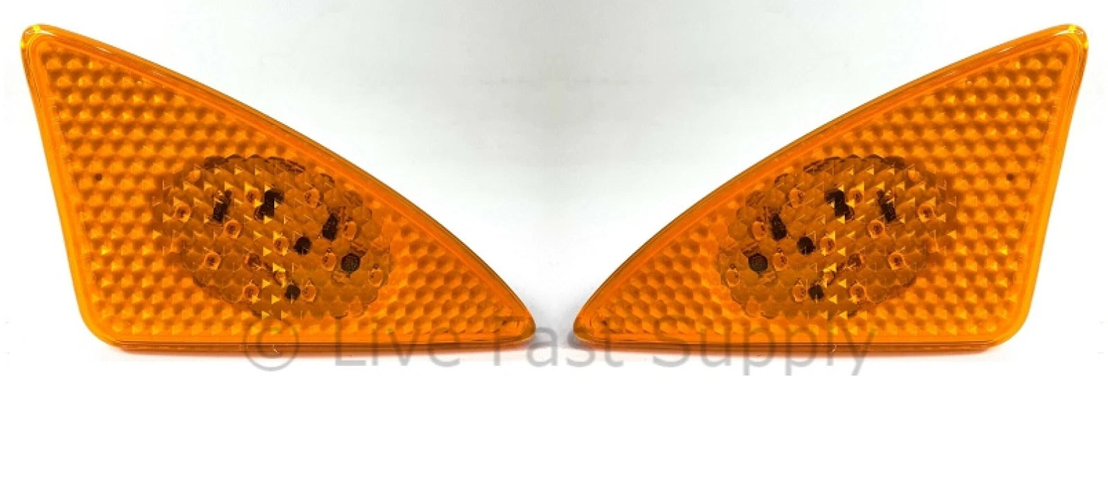 Amber LED Fender Turn Signal Lights Left Right for Kenworth T370 T660 (2008–)