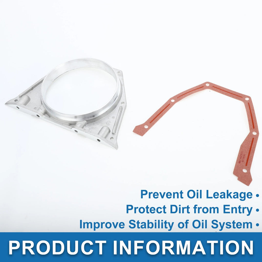 Crankshaft Oil Seal Housing w/ Gasket Kit for Dodge 5.9L (1989–2002) No. 3938159