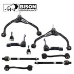 10pc Front Control Arm Sway Bar Tie Rod Kit for Dodge Jeep