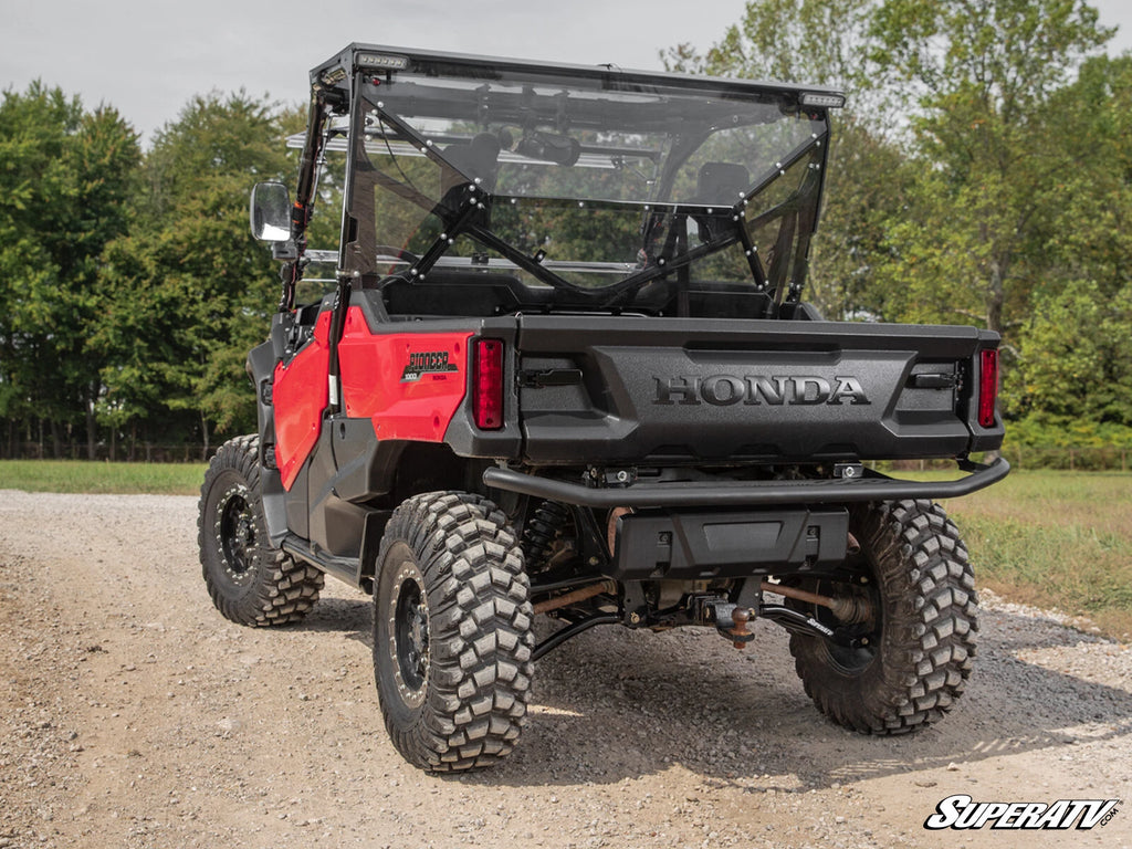 SuperATV Heavy Duty Rear Bumper for Honda Pioneer 1000 (2016–2023)