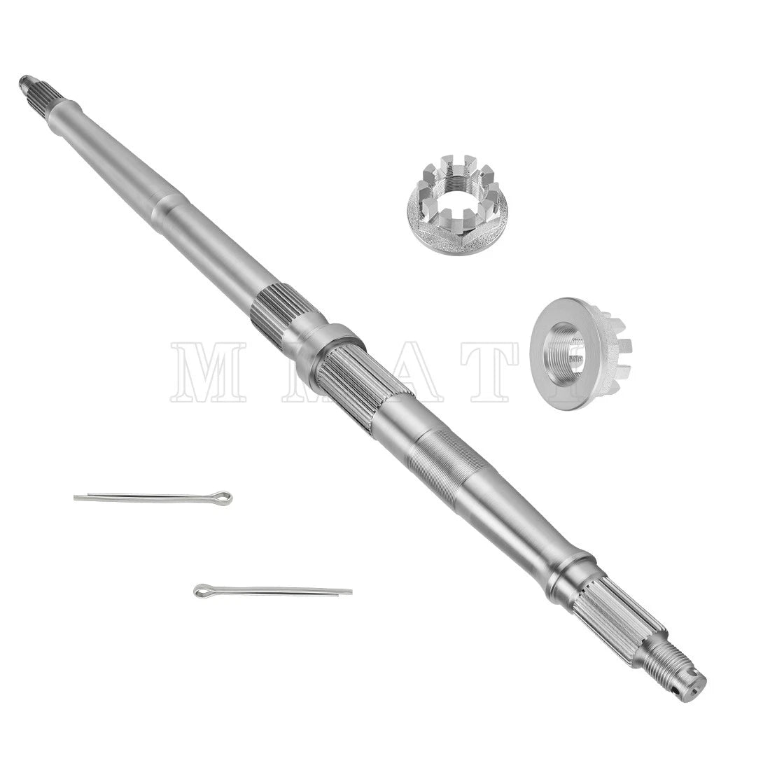 Rear Wheel Axle with Nut for Honda TRX250X TRX250EX (2001–2023) 42311-HN6-A30 42311-HN6-000